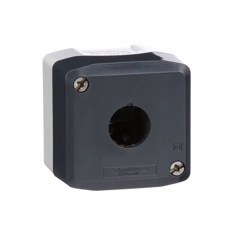 Schneider Electric Custodia vuota 1 posizione RAL 7035/7016 XALD01