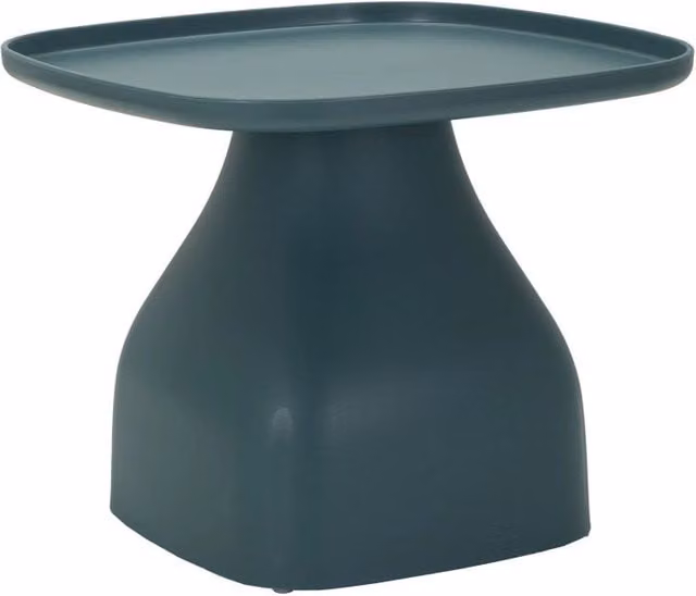Tavolinetto Gea Mauro Ferretti Blu Petrol L/P/H: 48 x 48 x 38 cm
