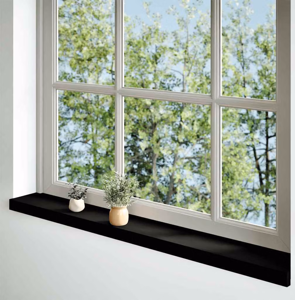 Davanzali 2 pz Marrone Scuro 140x15x2 cm Legno Massello Rovere