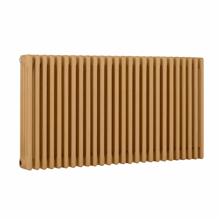 Radiatore Orizzontale a Colonne (4 Colonne) 600mm x 1190mm - Giallo (Autumn Giallo) - Regent