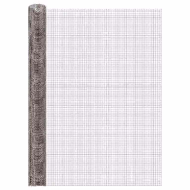 Rete per schermatura vidaXL in acciaio inossidabile Argento L: 120 cm, H: 200 cm