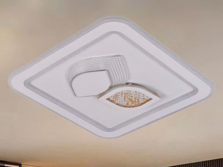 Lampada a soffitto LED con telecomando, 95W - J1313/W