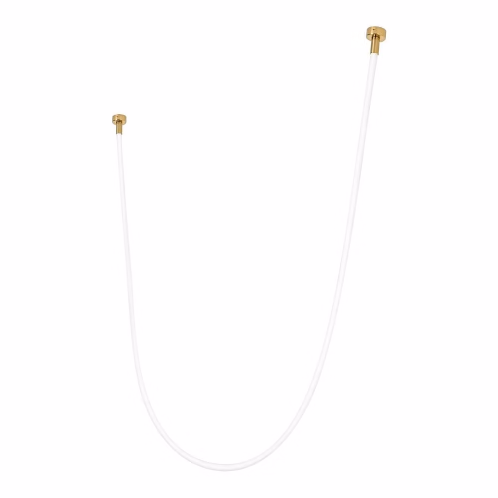 Lampadario a LED con cordone luminoso, bianco-oro, 97 W, bianco caldo, 13085 lm, acrilico, dimensioni: 150 x 400 x 2,5 cm, IP20, Light Prestige