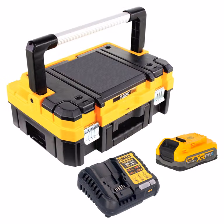 DeWalt DCBP 318 Powerstack batteria 18 V 3,5 Ah / 3500 mAh XR Li-Ion - con indicatore di carica
