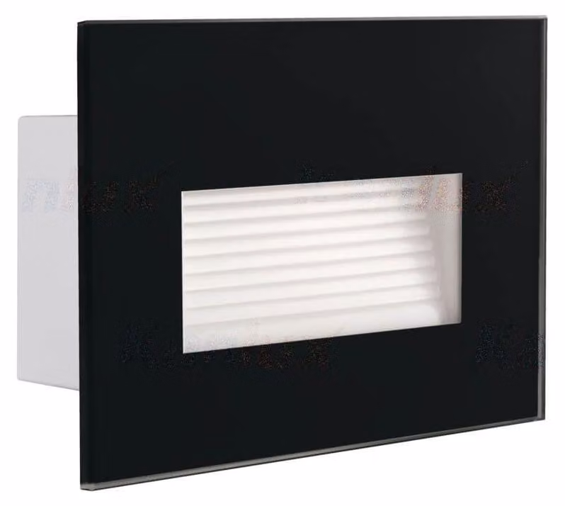 Lampada da facciata nera GLASI LED 3W Kanlux 33694