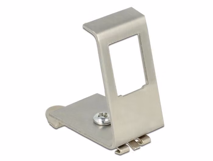 Delock 86259 Keystone Delock Halterung für Hutschienen 1-Port Metall