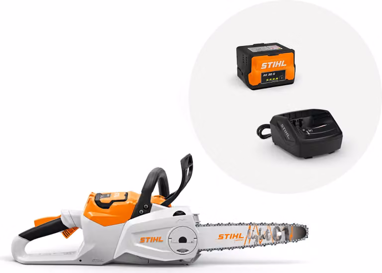 set motosega STIHL MSA 80 C con 1x batteria AK 30 S + caricabatterie (motosega a batteria MSA 80 - Sistema AK)