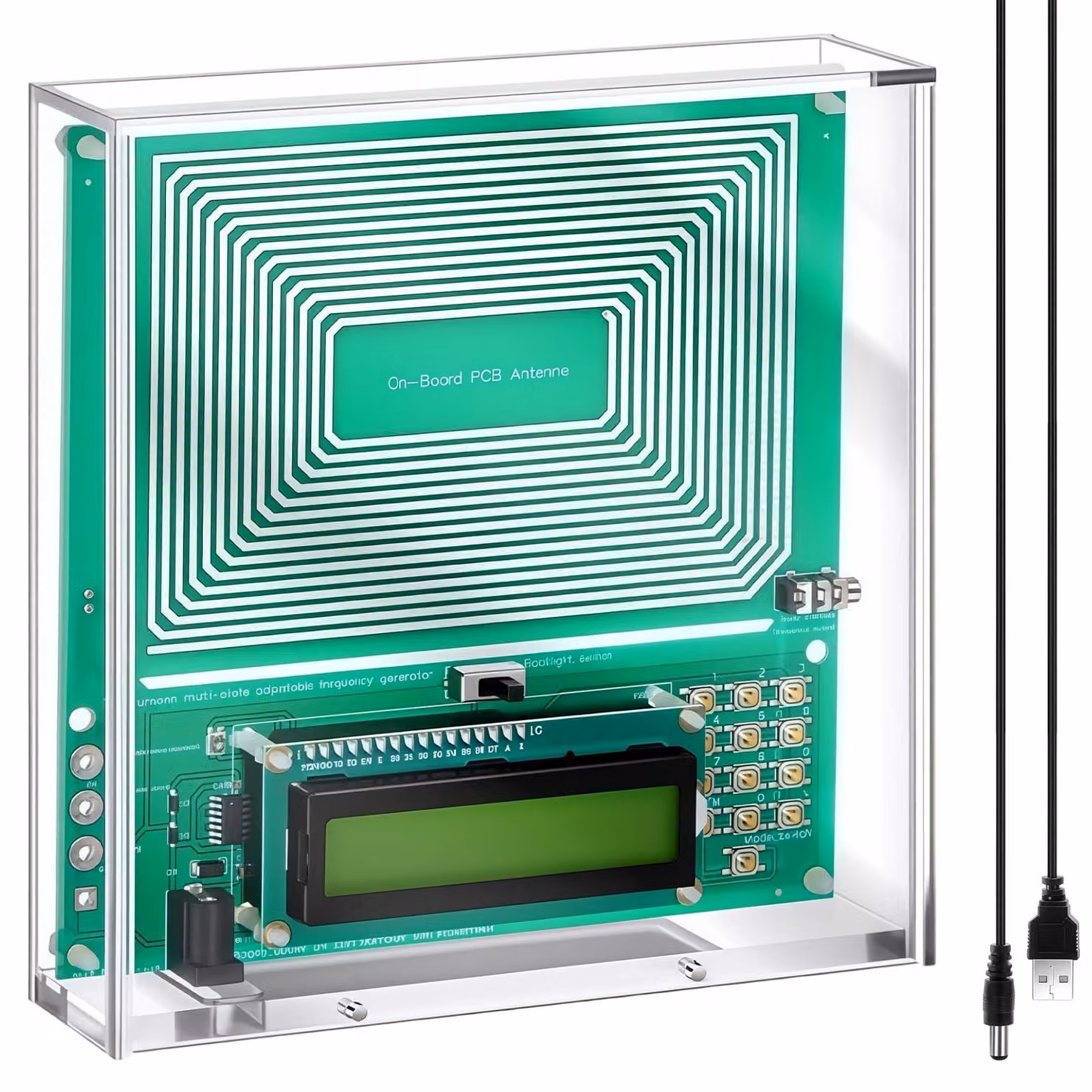 Generatore di frequenza da 7,83 Hz, regolabile da 0,01 a 30.000 Hz, alimentazione 5 V DC