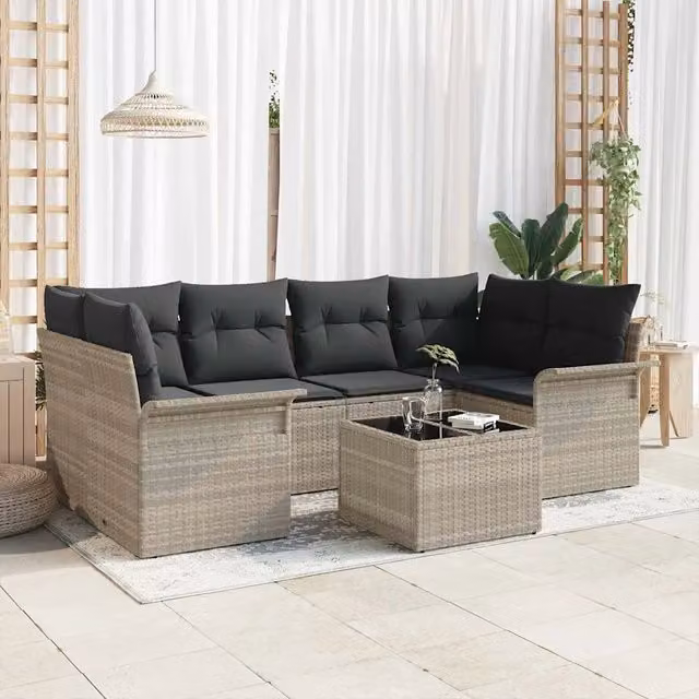 Set Divano da Giardino 7 pcs 6-Seater 3353931