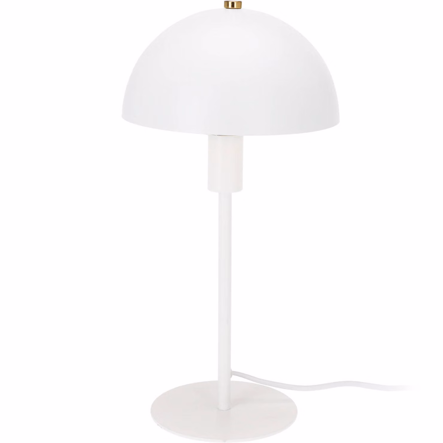 Lampada da tavolo in metallo, a forma di fungo, 18 x 36 cm
