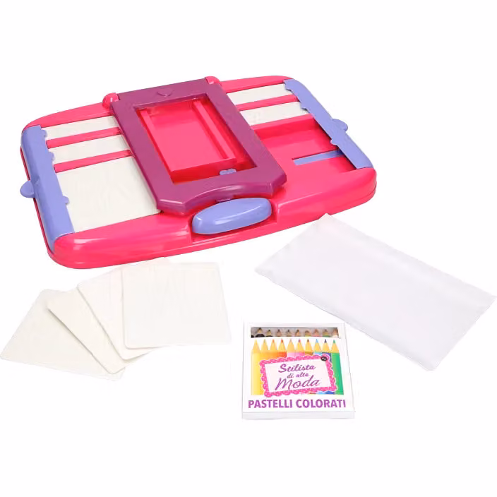 TU GIOCHI Professione Stilista Set Creativo Moda Multicolore con Tavole e Colori per Bambini