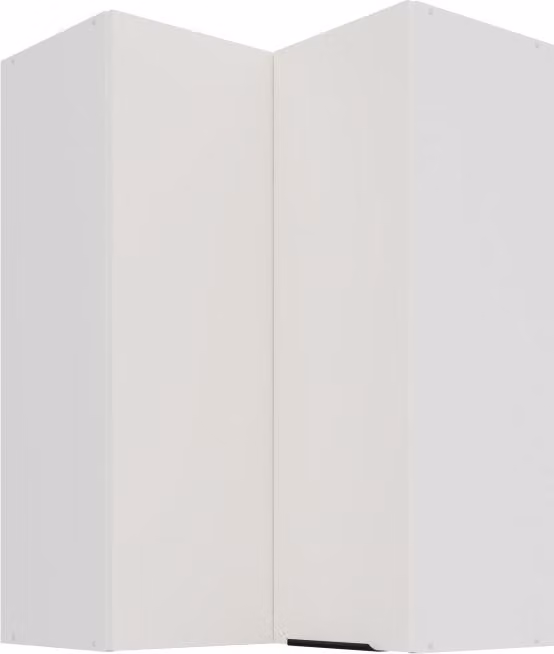 Mobile angolare alto LUNARA 2 - 60x60 cm, bianco