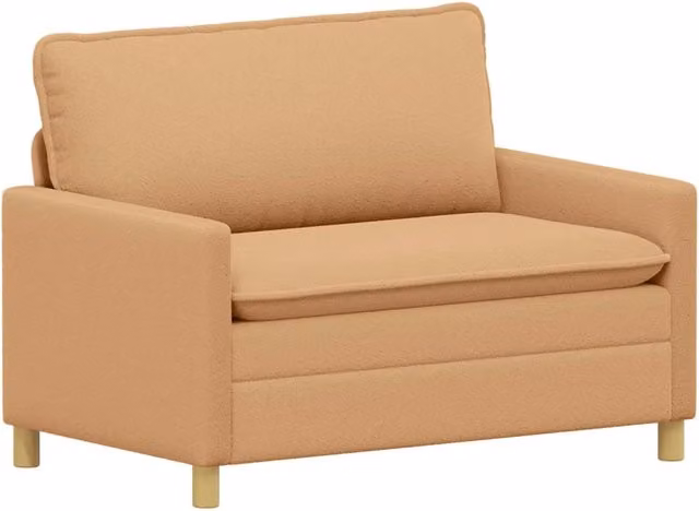 Divano | Divano da soggiorno | Sofa Beige 126 x 81 x 87,5 cm Tessuto