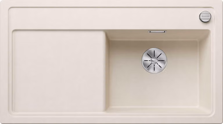 Blanco Zenar 5 - Lavello in silgranito, 915x510 mm, con comando di scarico, InFino, bianco 527182