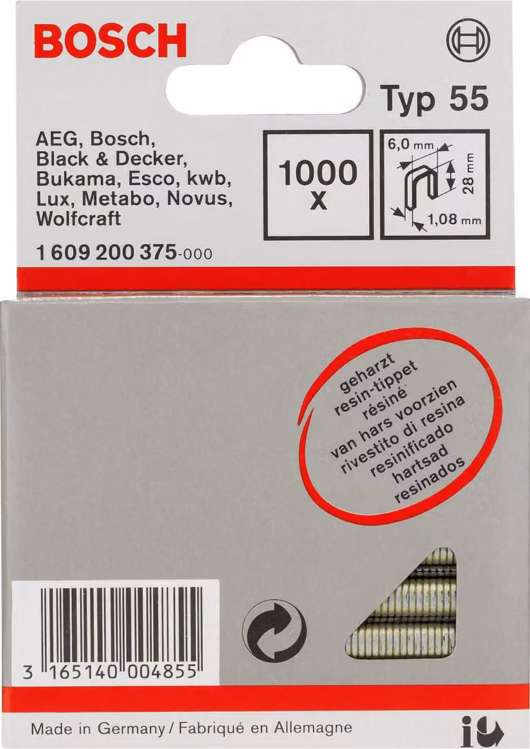 Bosch 1000 Lama per imbastitura 28/6 mm Valigetta