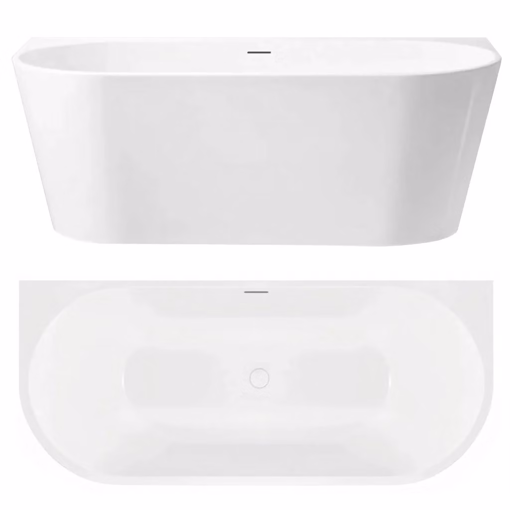 Vasca da bagno a parete Capri Rea bianca L: 170 cm – 2