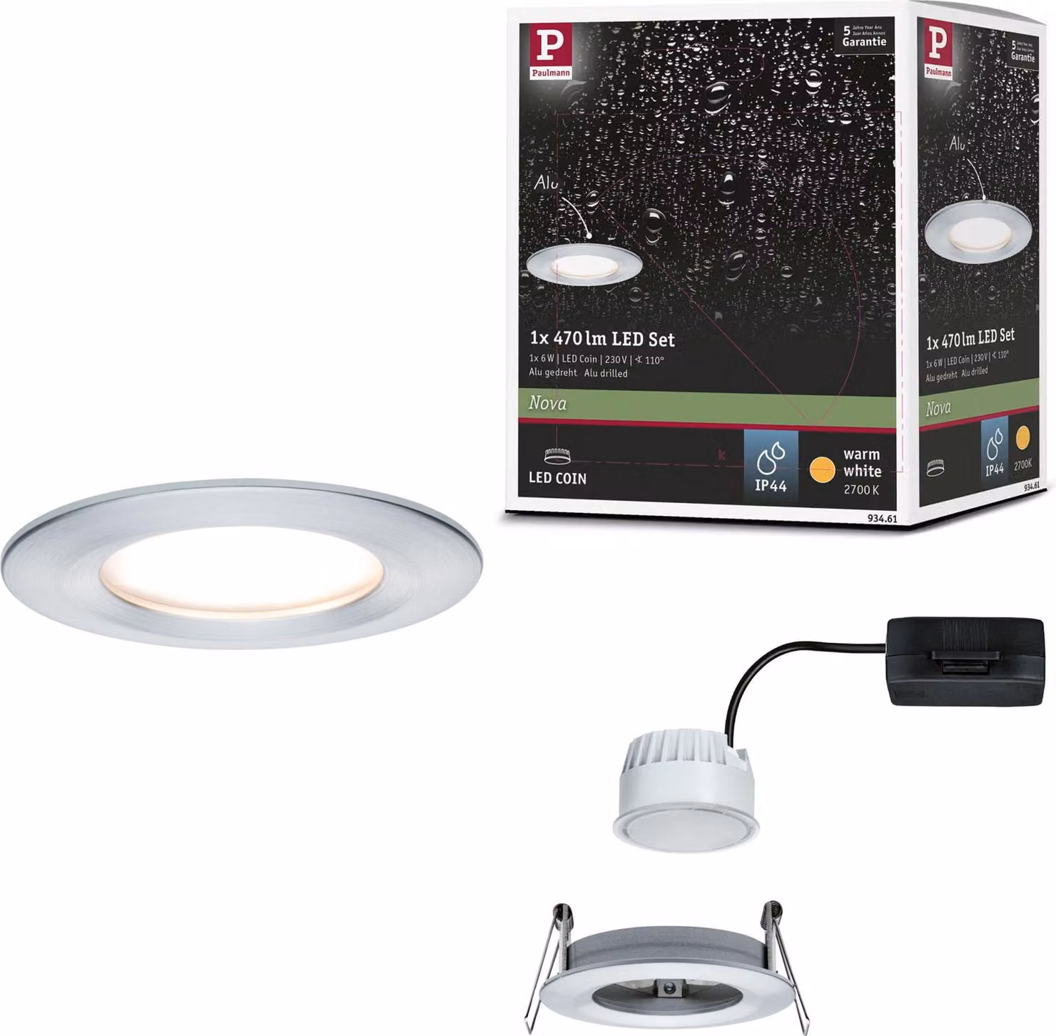 Paulmann Luce da incasso LED Nova a luce singola fissa
