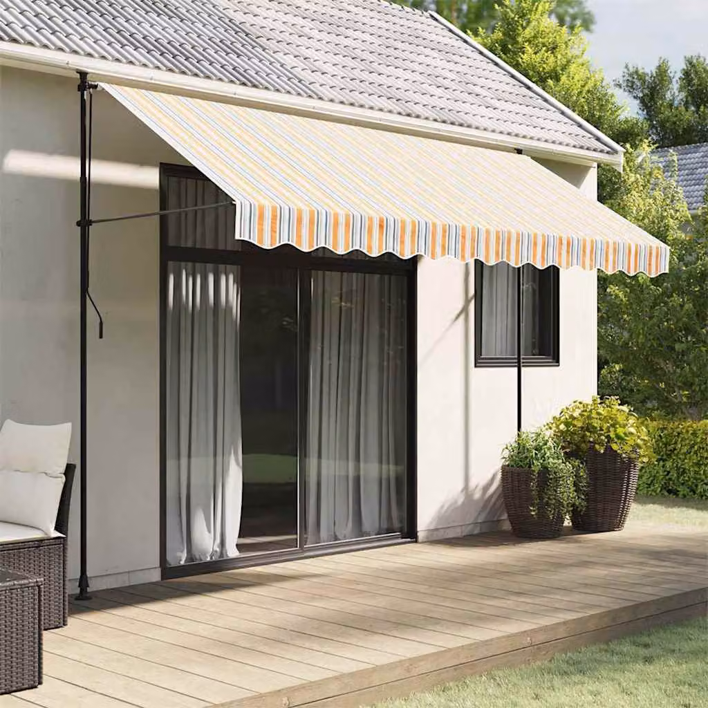 Tessuto di ricambio multicolore per tenda da sole vidaXL in poliestere L: 350 cm, P: 245 cm