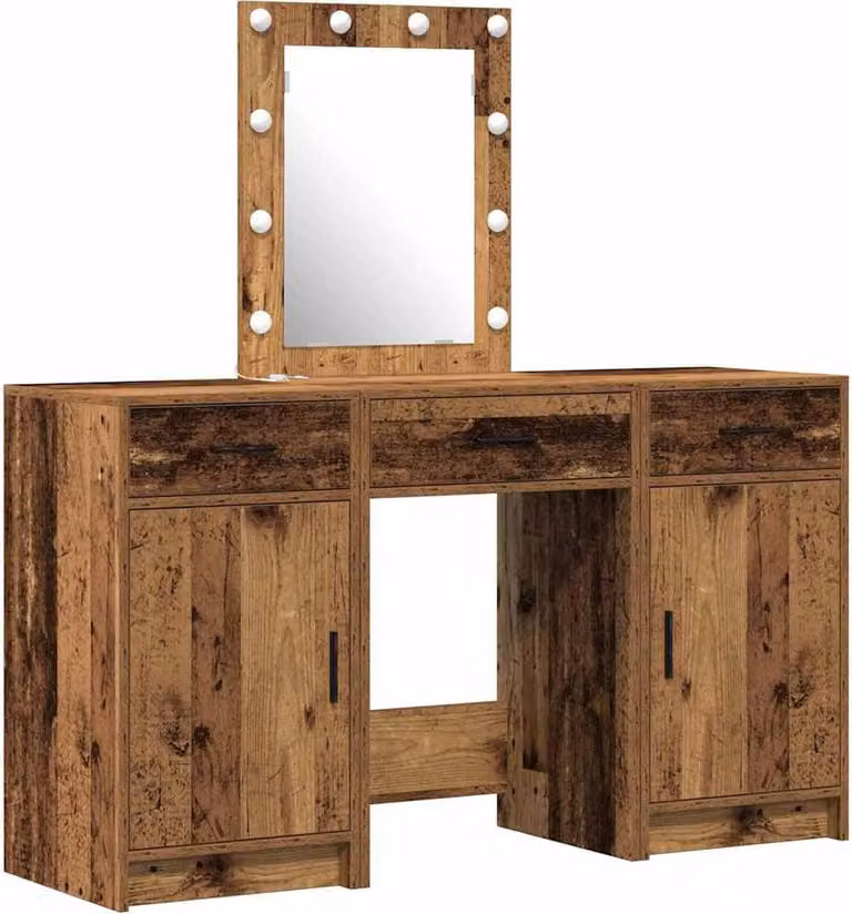 Tavolo da Trucco Marrone 50 x 41 x 135 cm Legno multistrato