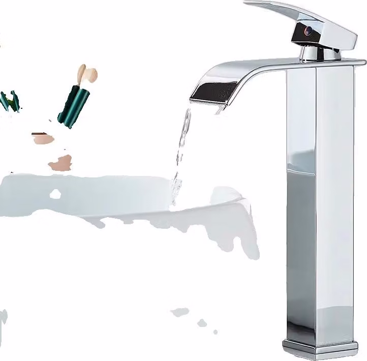 Rubinetto per lavabo, a soffitto, monocomando, cromo