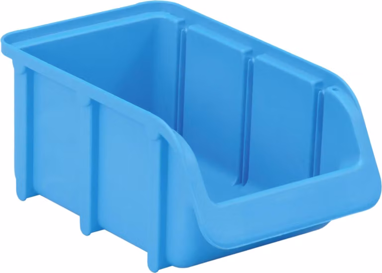 hünersdorff 672300 Sichtlagerkasten Größe 2 0,73 l blau