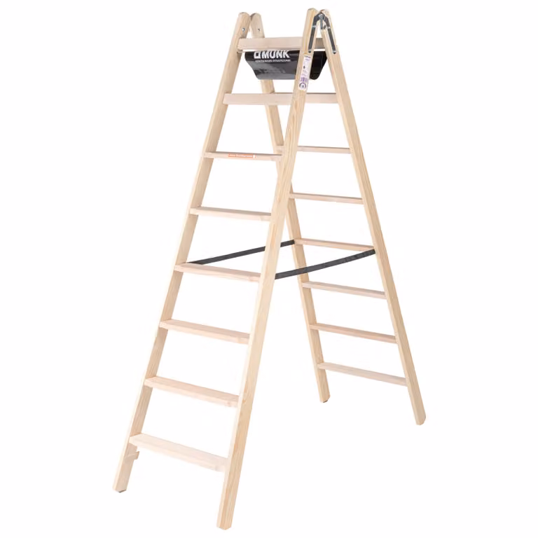 Scaletta in legno 2x8 gradini