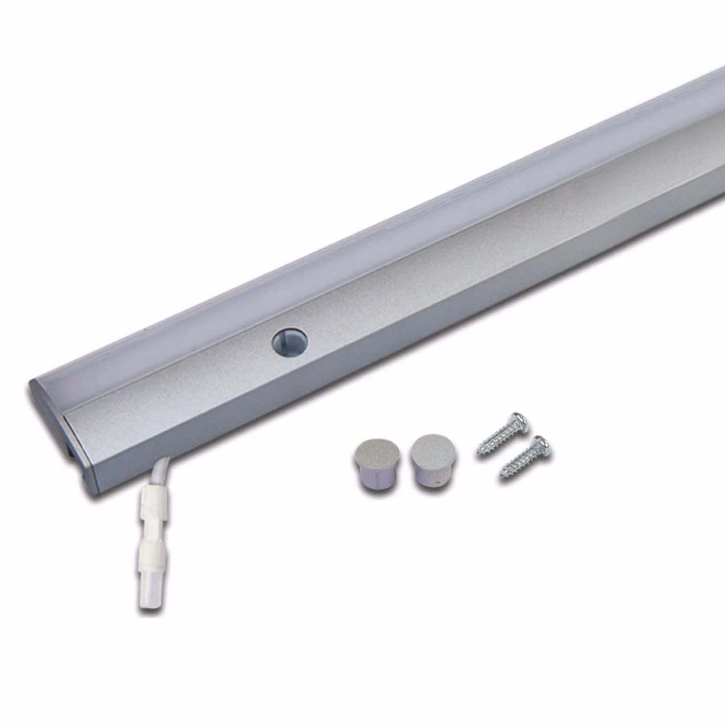 Hera Lampada LED per mobili ModuLite F, alluminio, 120 cm, 3.000 K alluminio F, Alluminio / Grigio / Zincato, Cucina, Alluminio, Moderno, Lampade per mobili