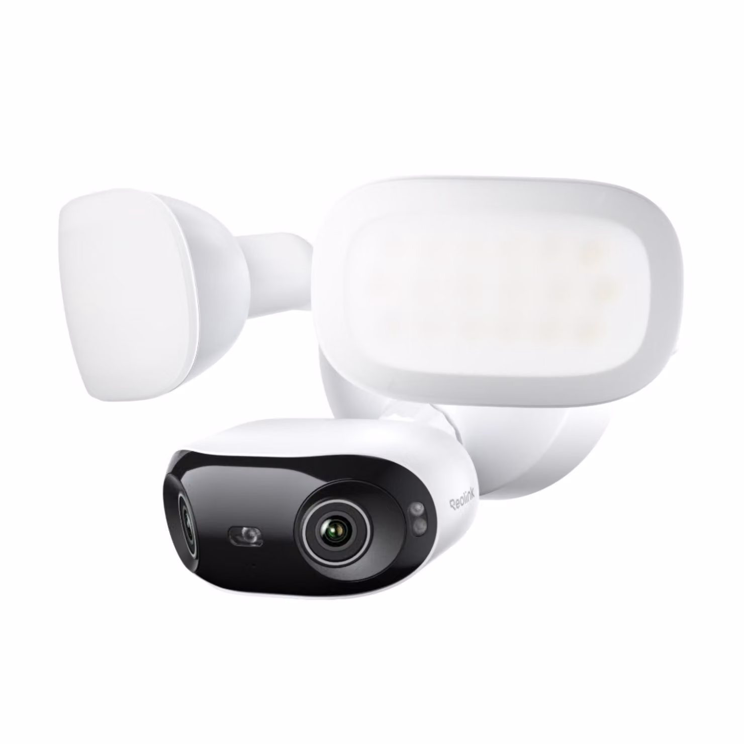 Reolink Elite Floodlight WiFi, telecamera di sorveglianza cablata 4K 8MP, panorama a 180°, Wi-Fi 6 dual band, 3000 lumen, ricerca video AI locale