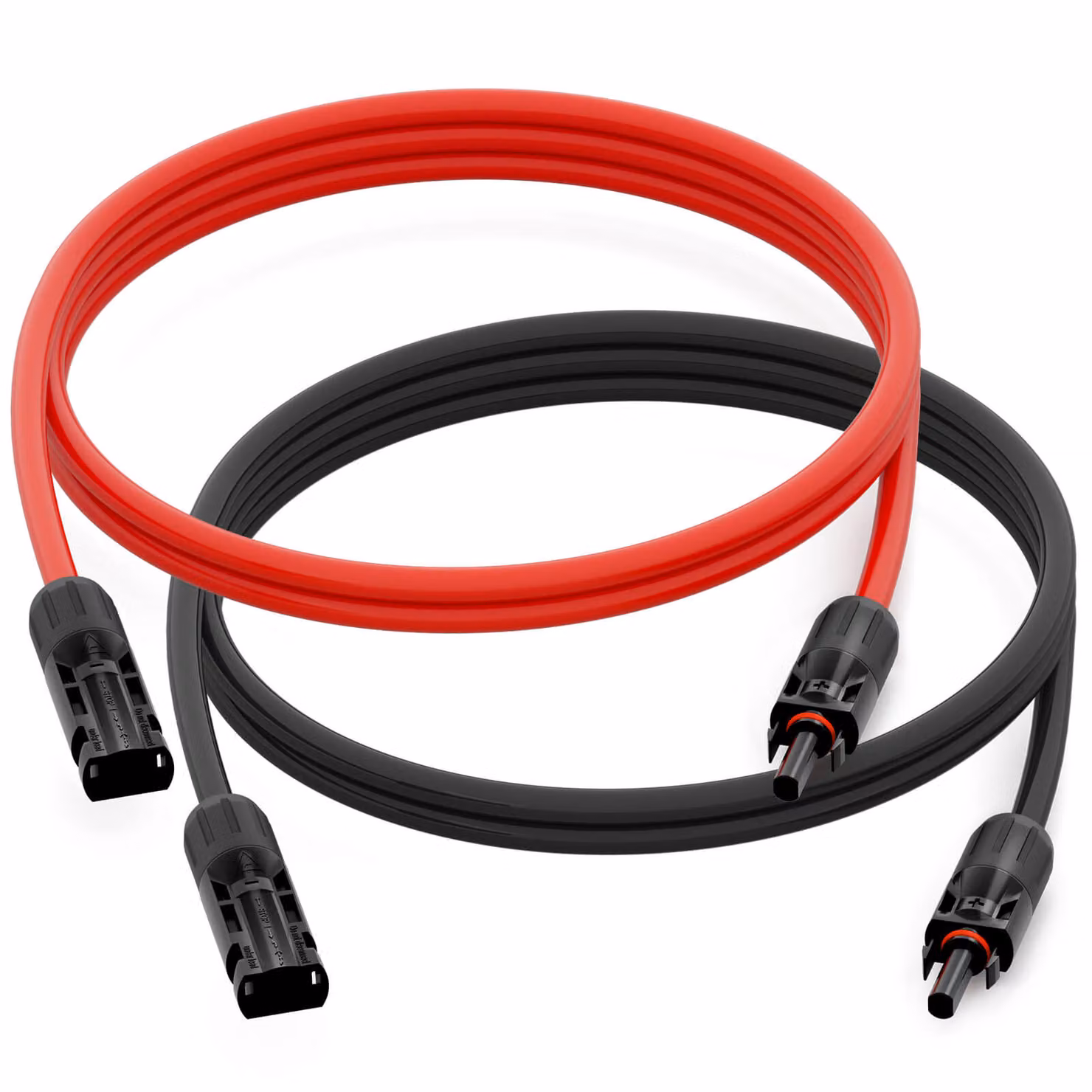 2x Cavo solare da 10 m Cavo di collegamento per moduli solari 4 mm² compatibile con connessione MC4 Cavo fotovoltaico