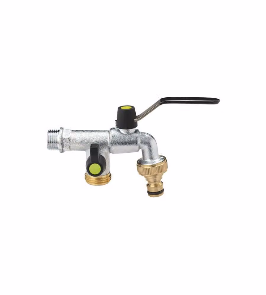 Rubinetto Ottone Sfera 1/2" Presa    455B Aquatech
