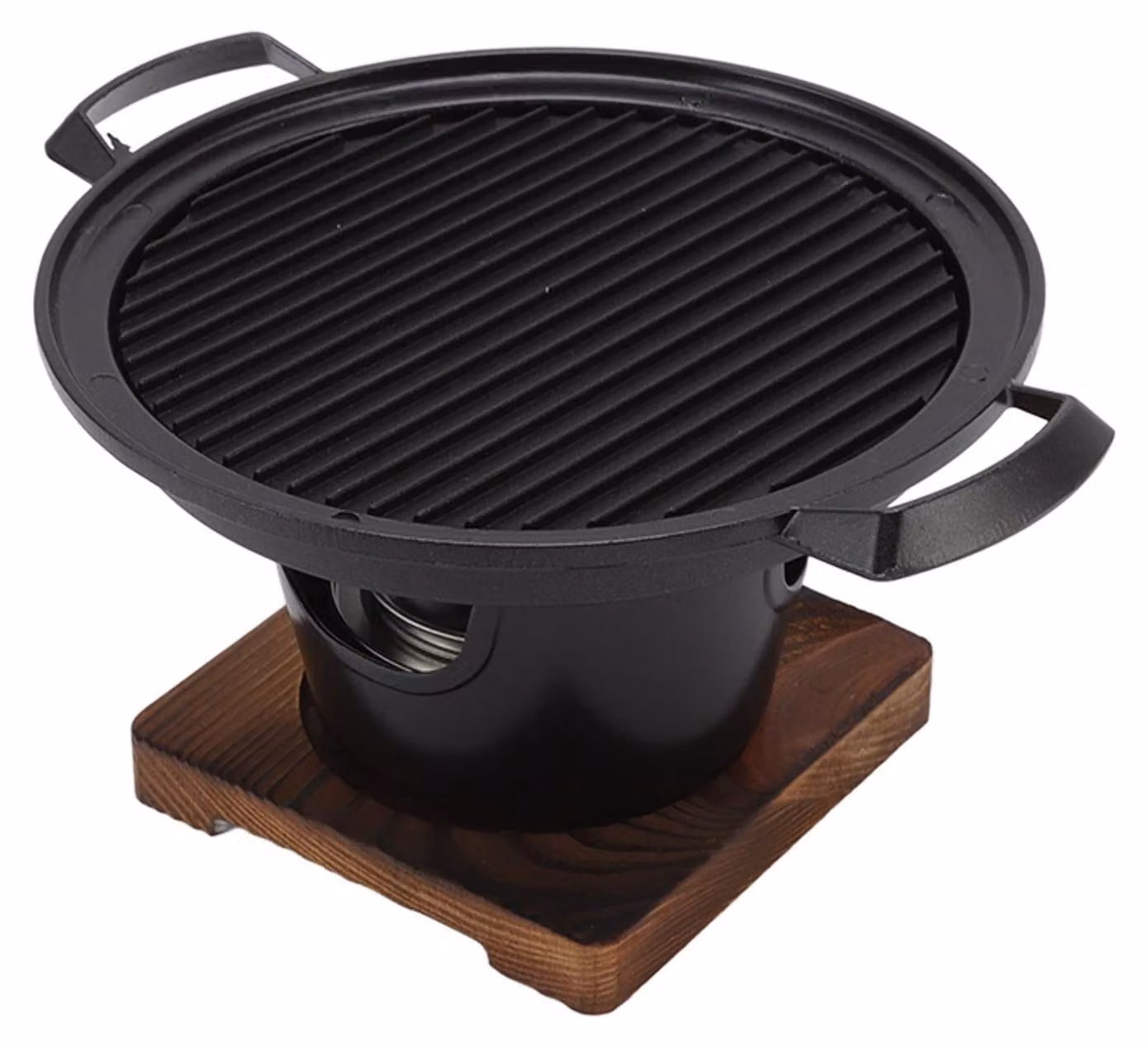 Omgoods - Griglia da tavolo senza fumo - Griglia portatile a carbone - Rivestimento antiaderente - Adatta per l'uso domestico - Ideale per il campeggio - Facile da montare - Barbecue