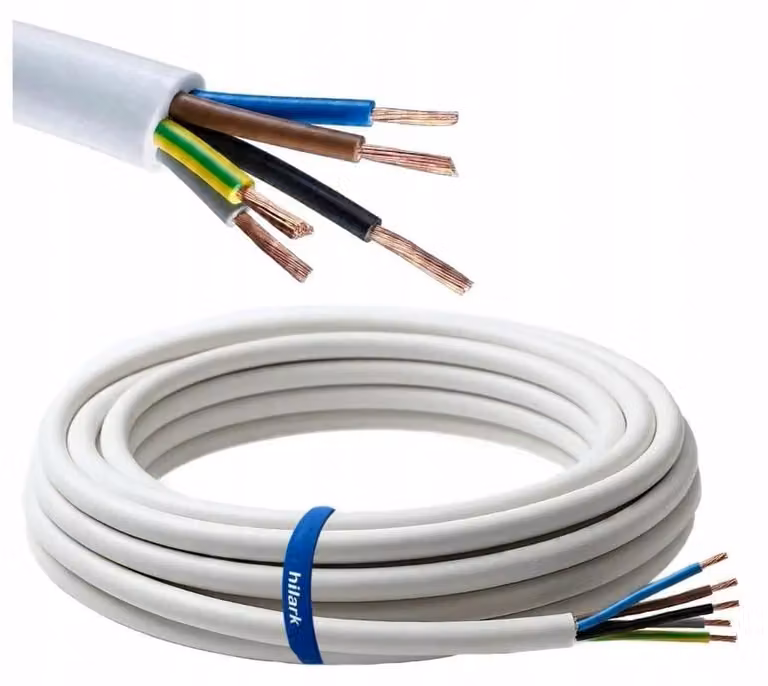 Cavo H05VV-F, sezione 5x4mm², lunghezza 10 metri