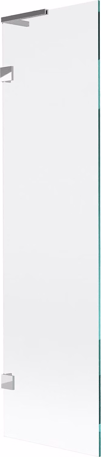 Mexen Lunar L paratia per vasca da bagno a 1 anta 50 x 150 cm, trasparente, cromo - 897L-050-000-01-00