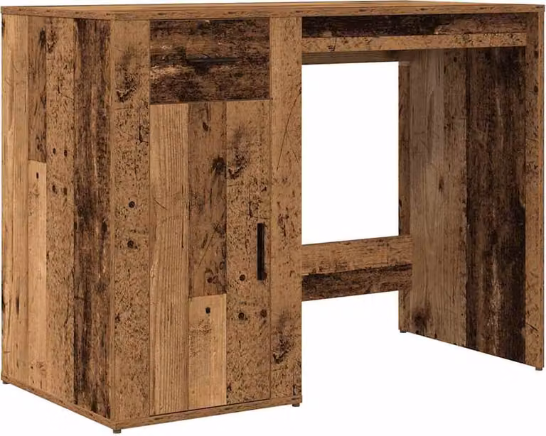 Scrivania Legno Antico 100x49x75 cm in Legno Multistrato