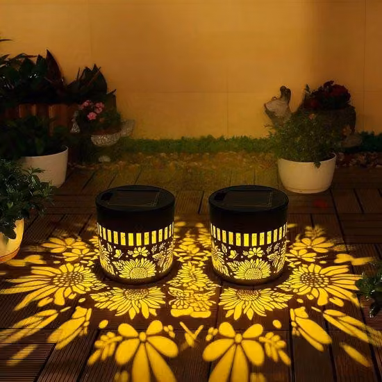 Set solare per 2 lampade da giardino impermeabili – Per giardino, terrazza e decorazioni da esterno