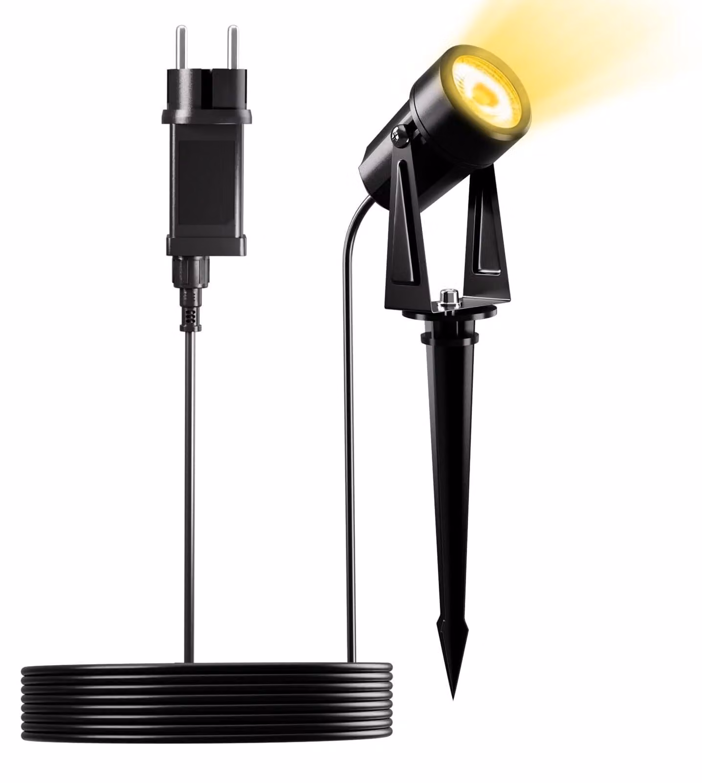 Lampada esterna, 1 pezzo, 27 V, 2 W, 200 lm, luce bianco caldo, LED