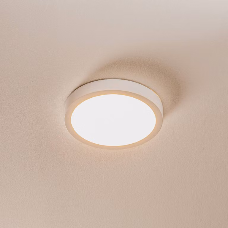 ORION Plafoniera a LED Vika, Bianco / Opale, Soggiorno / Sala da pranzo, Alluminio, Moderno, Plafoniera LED