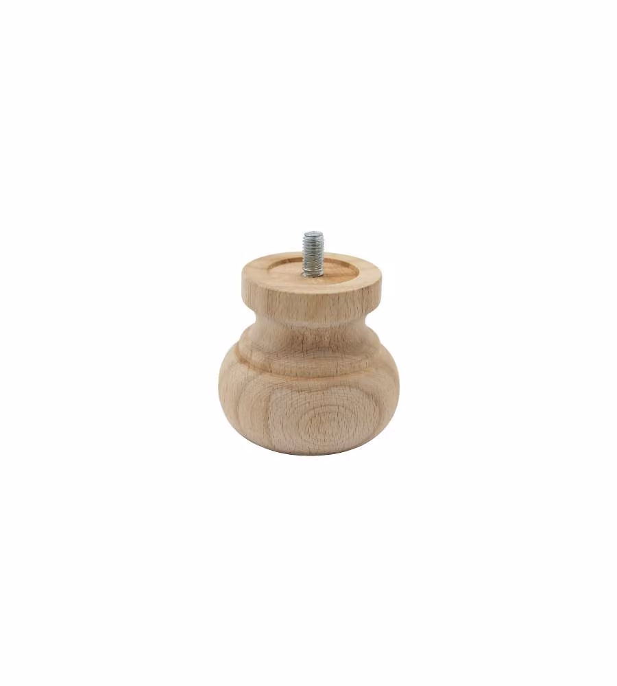 Piede Grezzo Con Vite Sagomata Mm.90X80