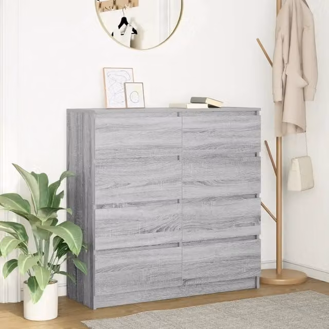 Credenza Grigio Sonoma 100x35x99 cm in Legno Multistrato 3328494