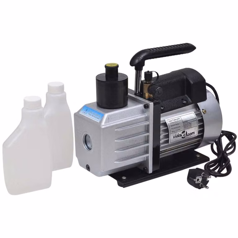 vidaXL Camera a vuoto con pompa a 2 stadi 7,4 L