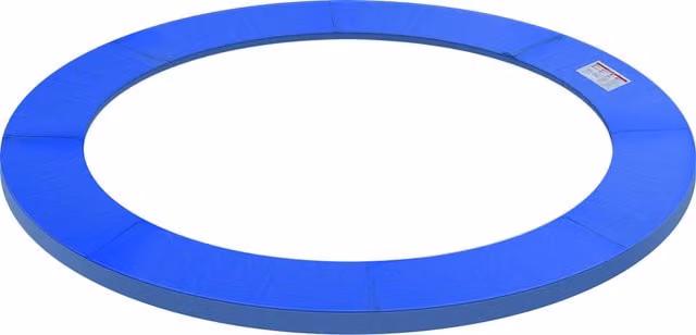 Copertura di protezione per bordo di trampolino elastico da giardino HOMCOM in PVC blu, Ø 244 cm