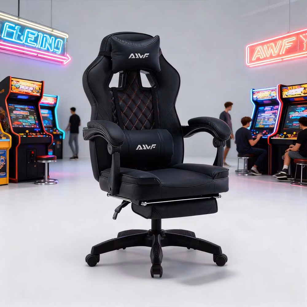 Sedia da gaming - Sedia da gaming ergonomica - Altezza regolabile e supporto lombare
