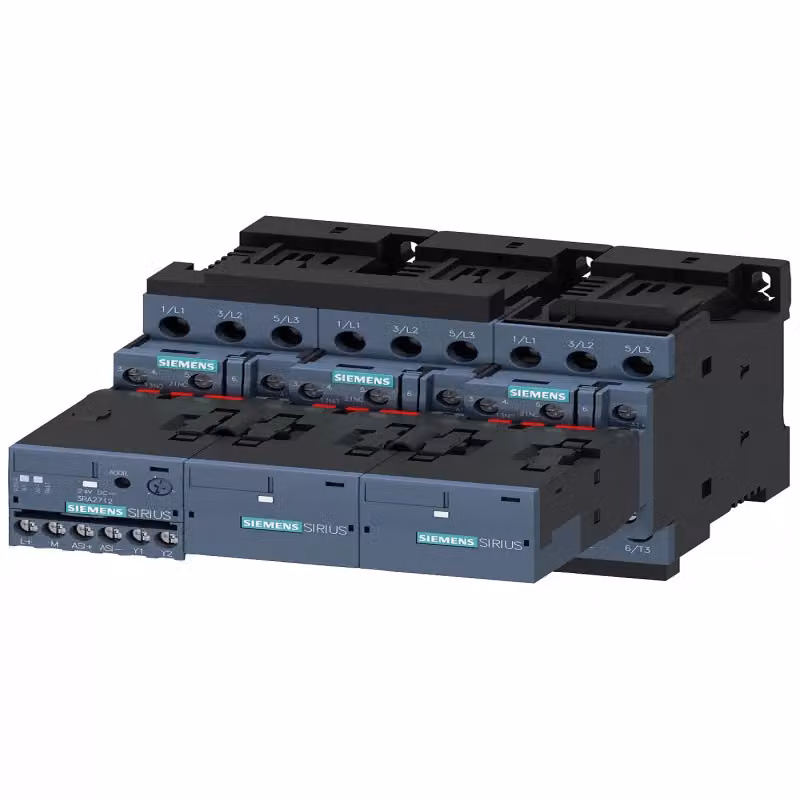 Combinazione stella-triangolo Siemens con ASI AC3, 11 kW/400 V, 24 V CC, 3 poli, S0 3RA24238XH321BB4