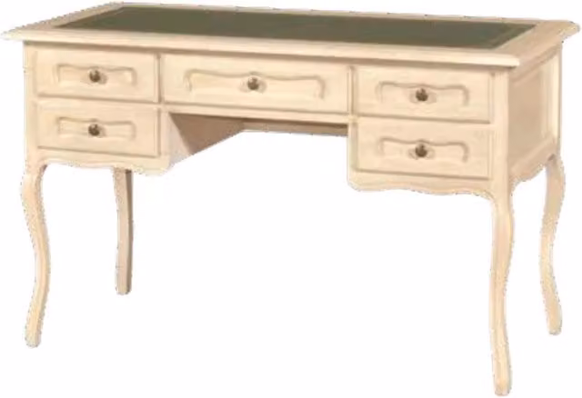 Scrivania classica in legno laccato Mobili 2G L: 130 cm, P: 60 cm, H: 79 cm