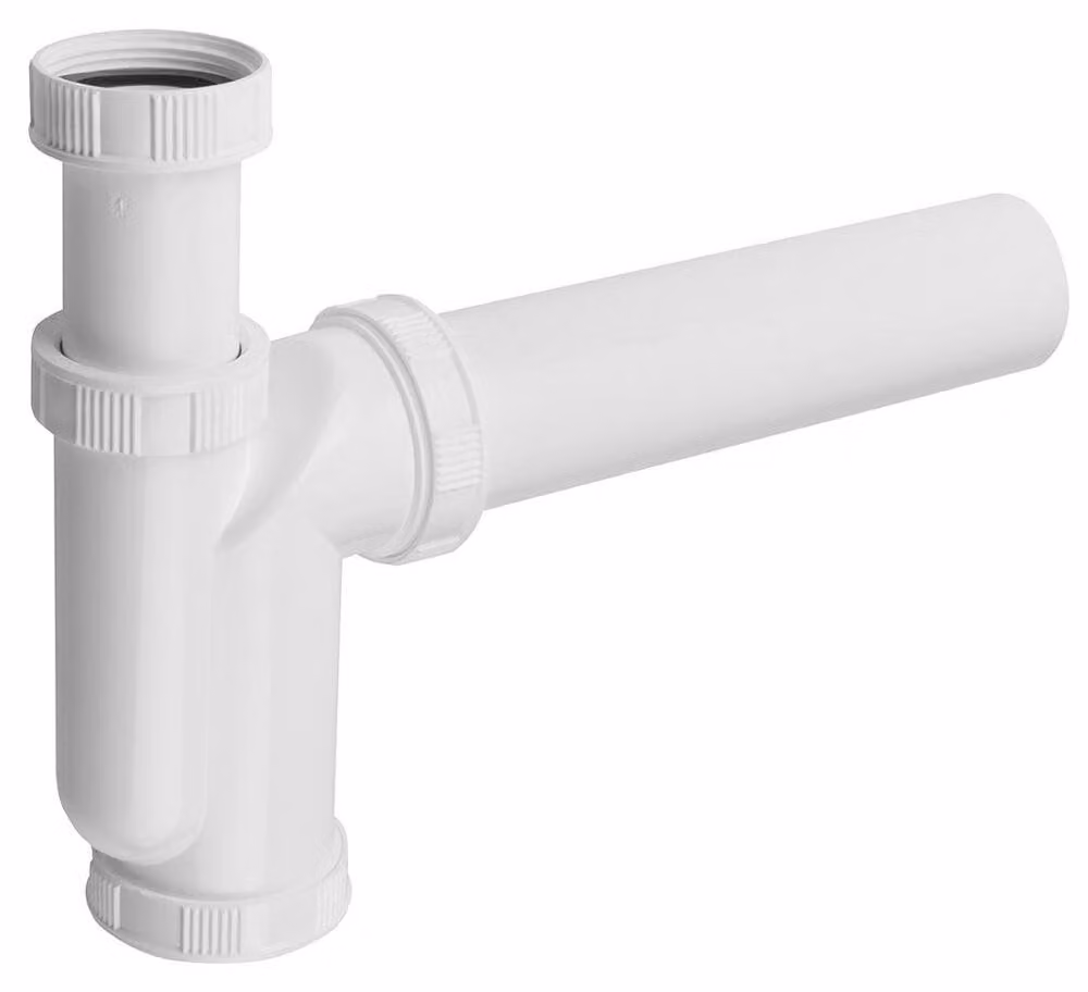 Sifone per lavello 6/4", DN50, bianco