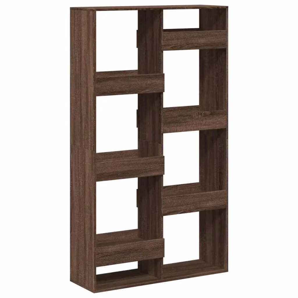 Libreria a muro vidaXL in legno marrone con design classico e finitura opaca L 100 cm, P 33 cm, H 175 cm – 2