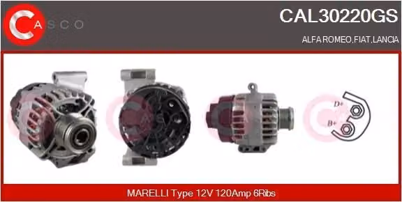 Alternatore 120A