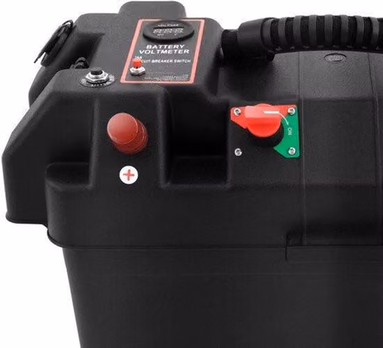 Batteria portatile con doppia porta USB, alta capacità, ideale per campeggio e attività all'aperto