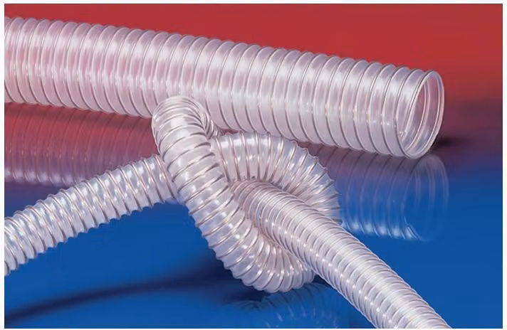 Tubo di aspirazione e di mandata AIRDUC PUR 351 FOOD Diametro interno 160 mm Diametro esterno 169,00 mm Lunghezza 10 m Spessore della parete 4,5 mm