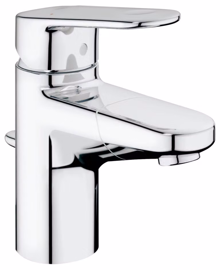 Miscelatore per lavabo, serie S, cromo, monoblocco, in ottone, codice prodotto 33155002